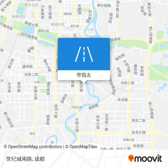 世纪城南路地图