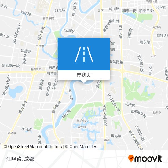 江畔路地图