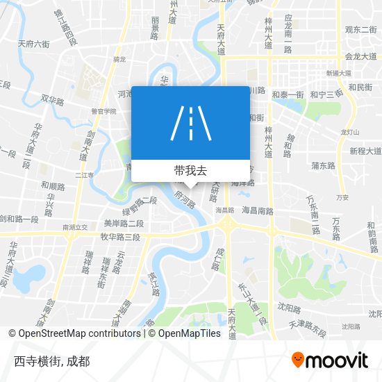 西寺横街地图