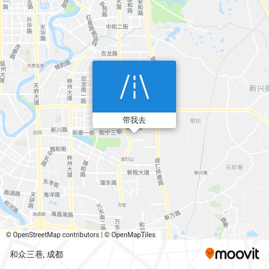 和众三巷地图