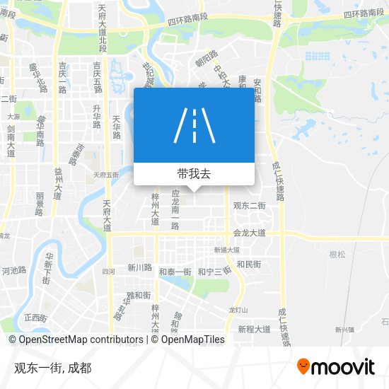 观东一街地图