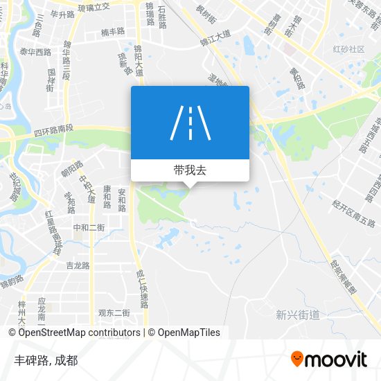 丰碑路地图