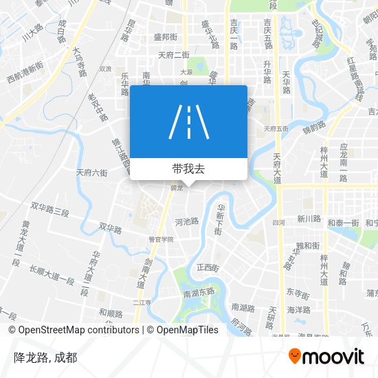 降龙路地图