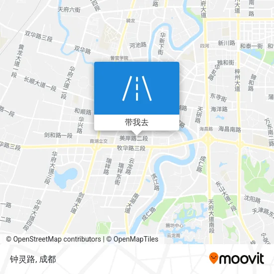 钟灵路地图
