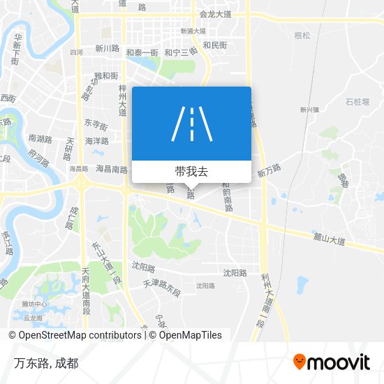 万东路地图
