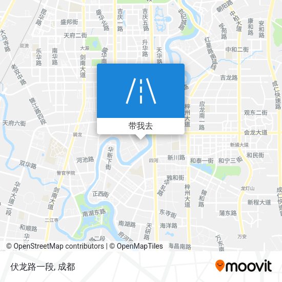 伏龙路一段地图