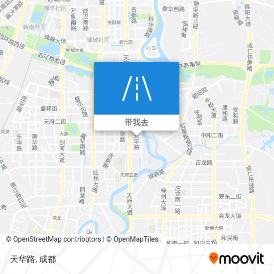 天华路地图