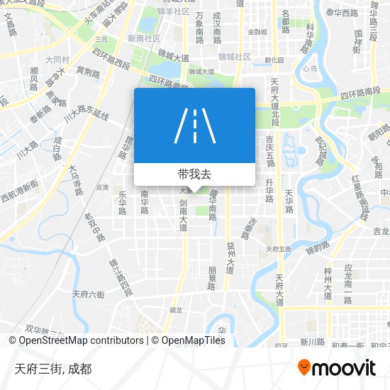 天府三街地图