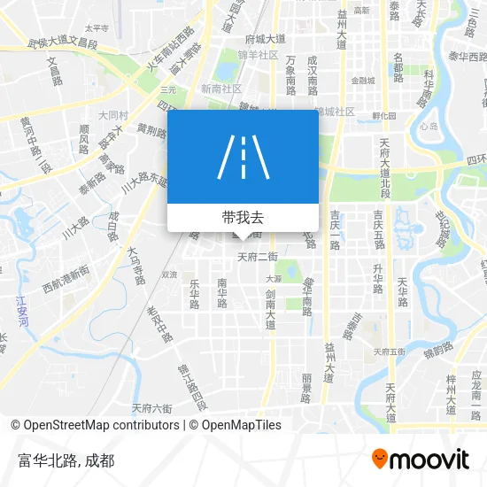 富华北路地图