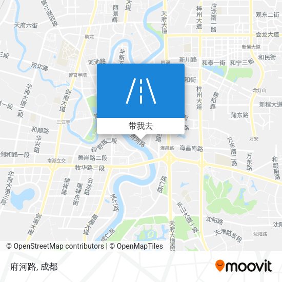 府河路地图