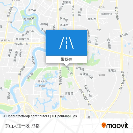 东山大道一段地图