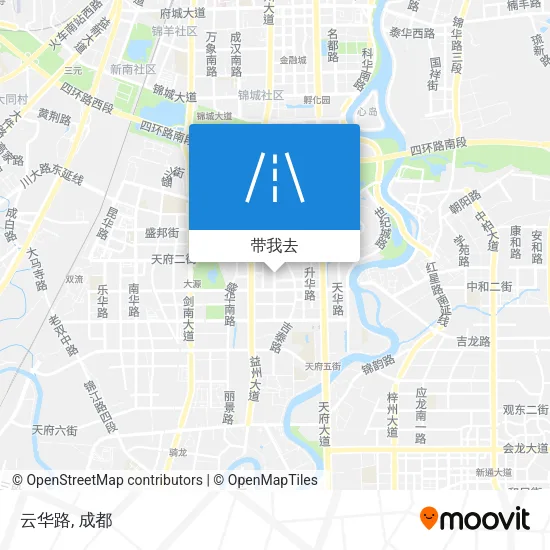 云华路地图