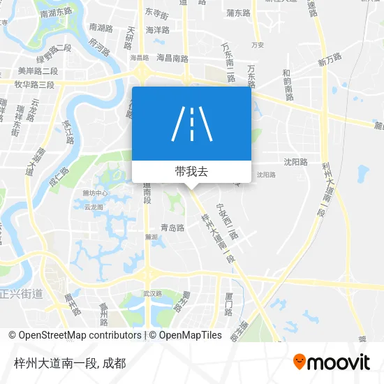 梓州大道南一段地图