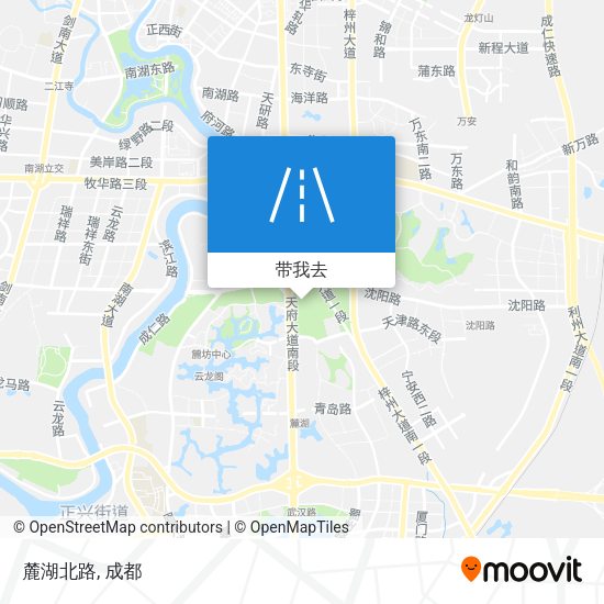 麓湖北路地图
