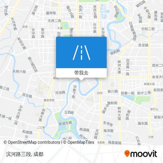滨河路三段地图