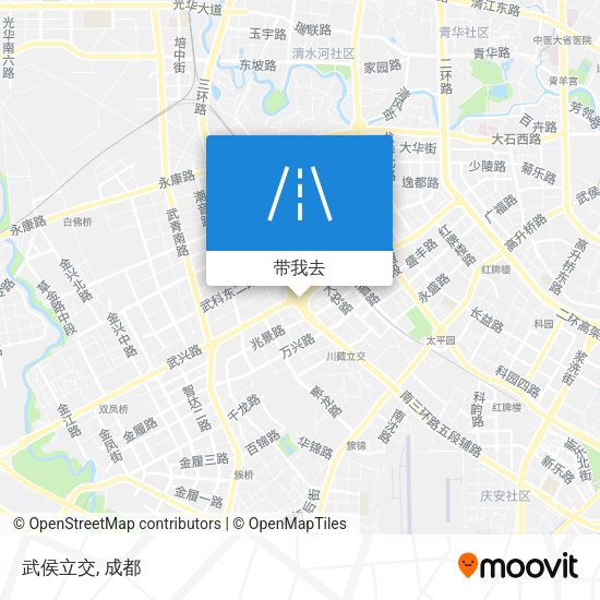 武侯立交地图