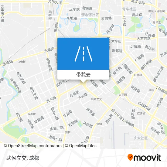 武侯立交地图