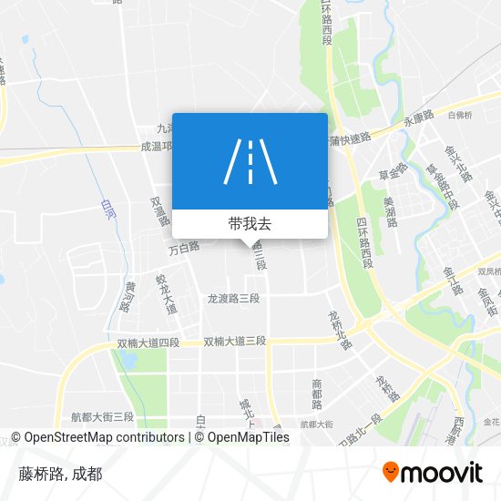 藤桥路地图