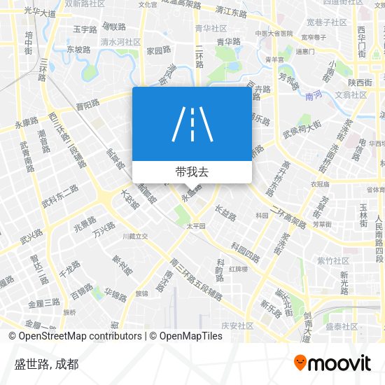 盛世路地图