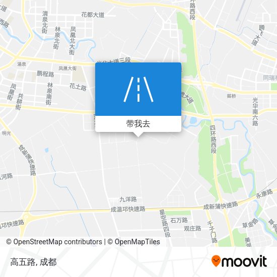 高五路地图