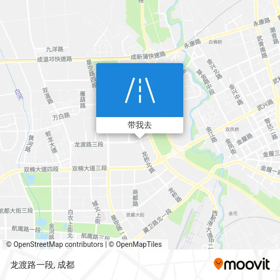 龙渡路一段地图