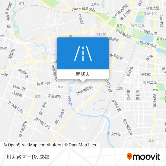 川大路南一段地图