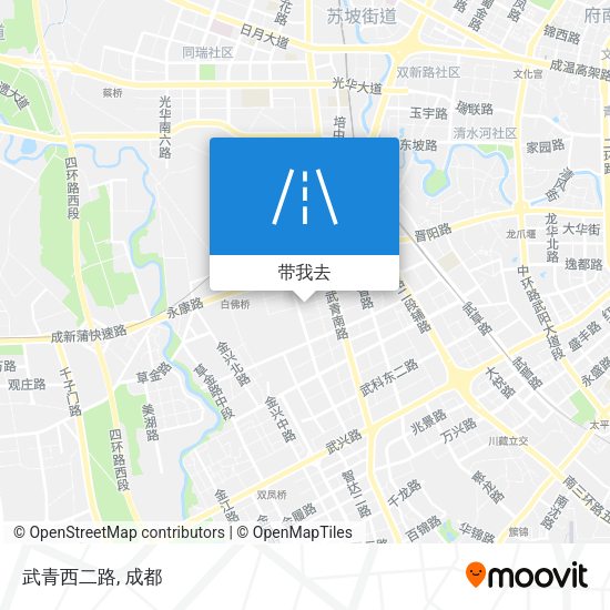 武青西二路地图