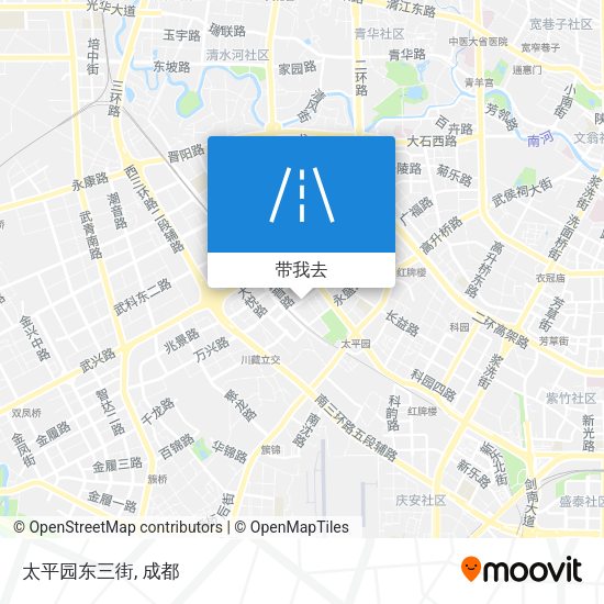 太平园东三街地图