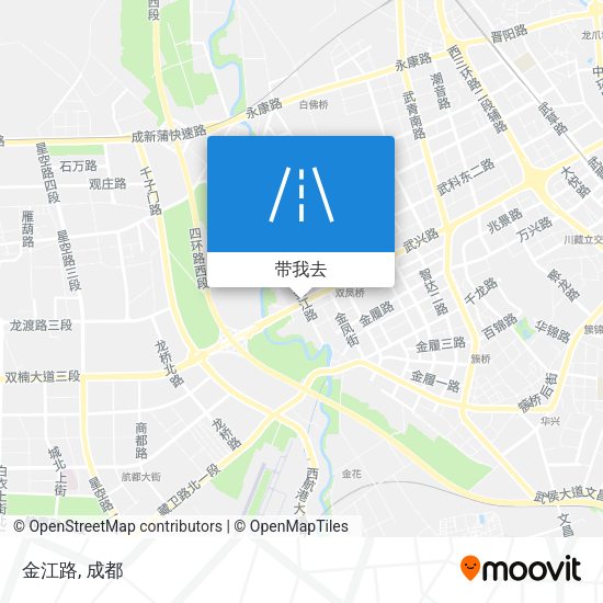 金江路地图
