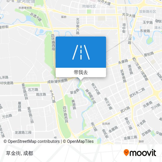 草金街地图
