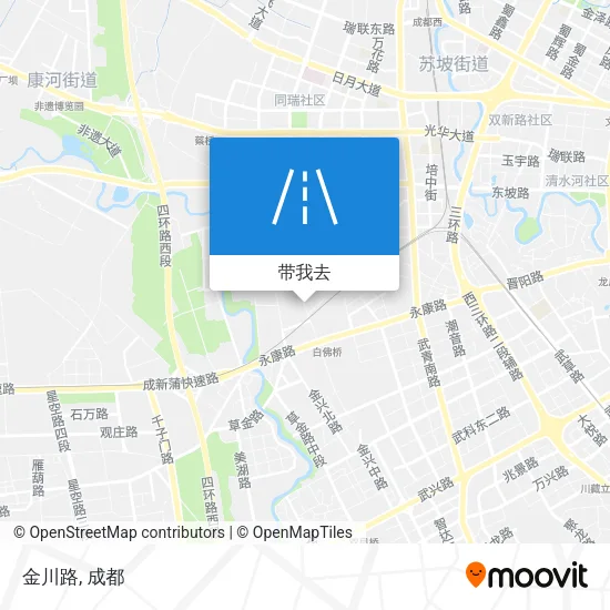 金川路地图