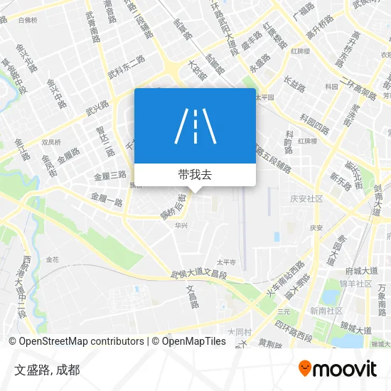 文盛路地图