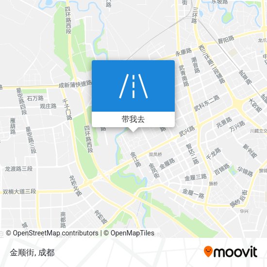 金顺街地图