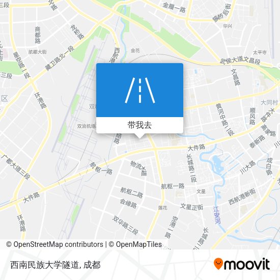 西南民族大学隧道地图