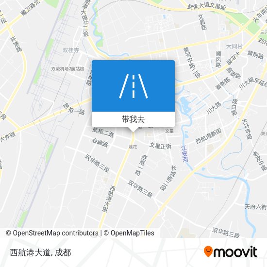 西航港大道地图