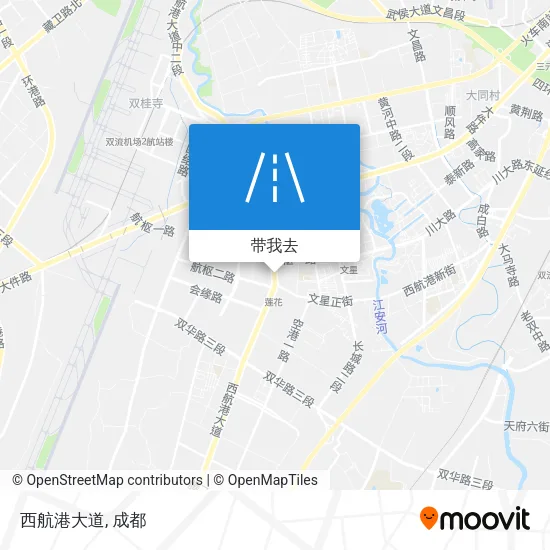 西航港大道地图