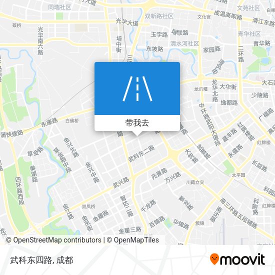 武科东四路地图