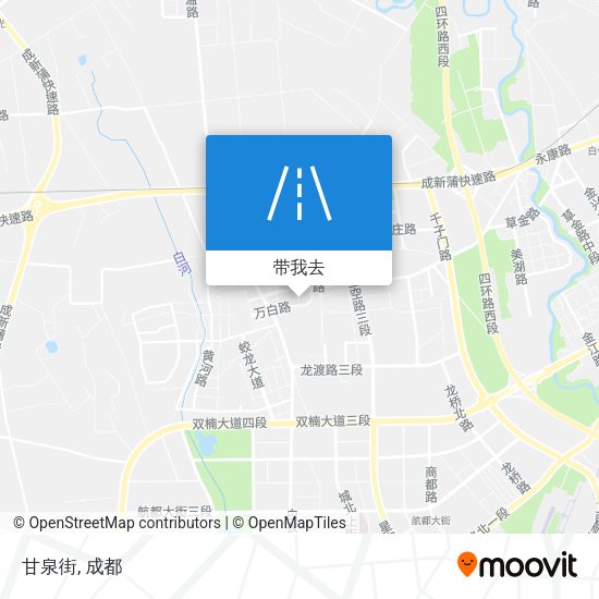 甘泉街地图