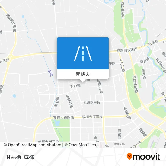 甘泉街地图