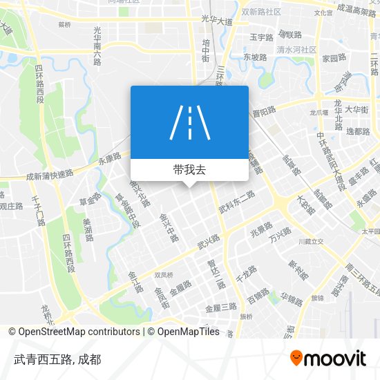 武青西五路地图