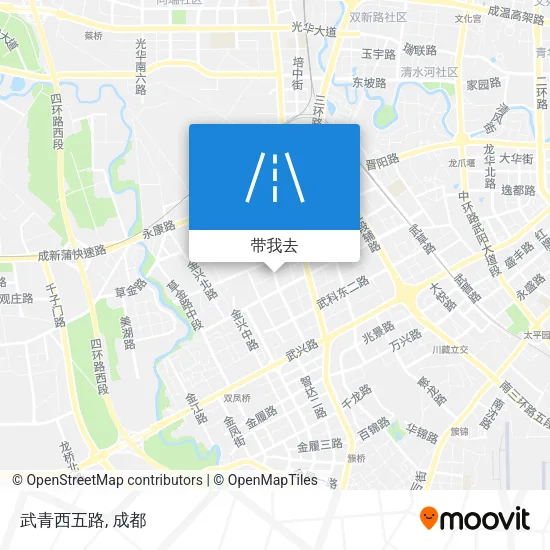 武青西五路地图