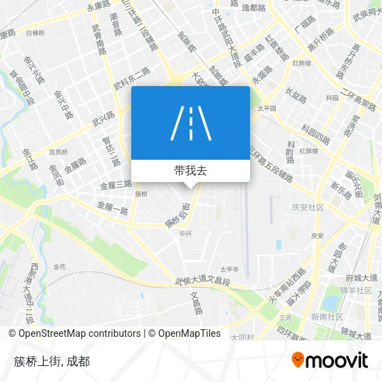 簇桥上街地图