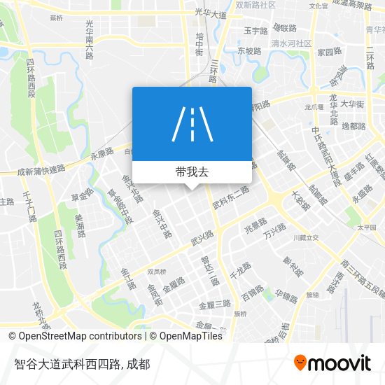 智谷大道武科西四路地图