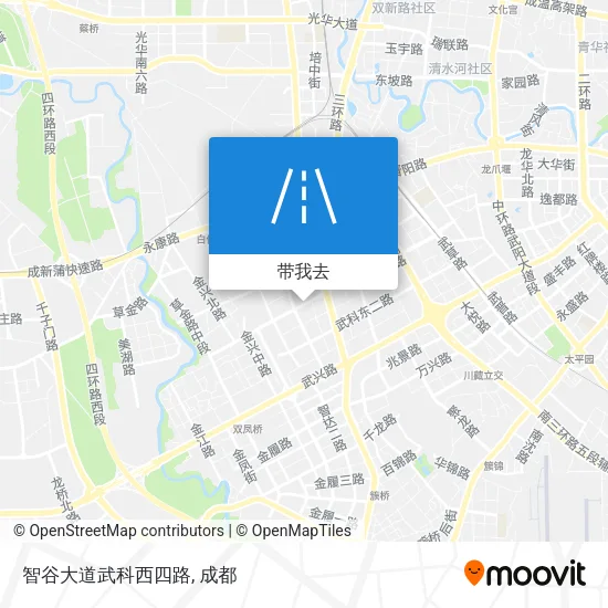 智谷大道武科西四路地图