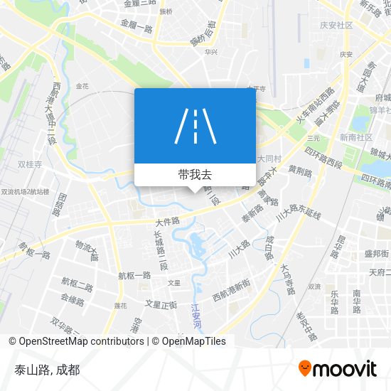 泰山路地图