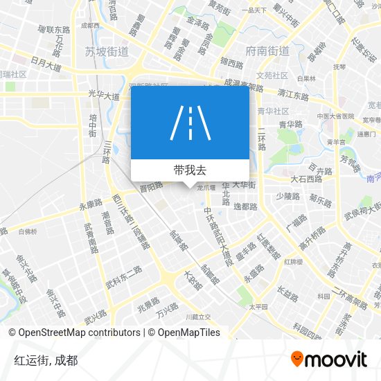 红运街地图