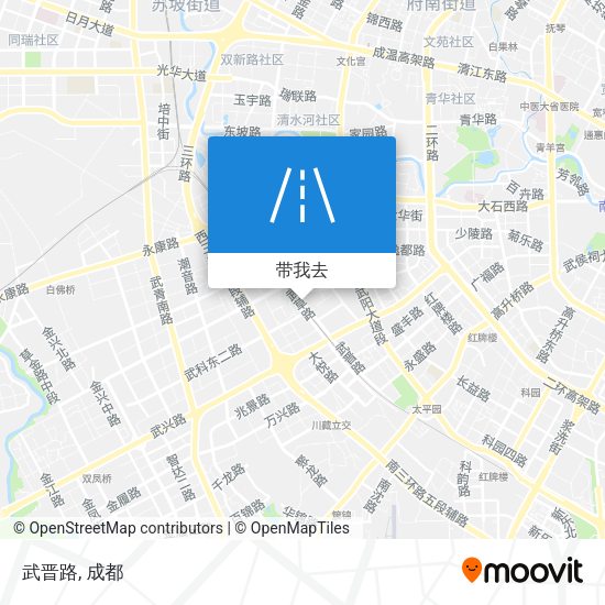 武晋路地图