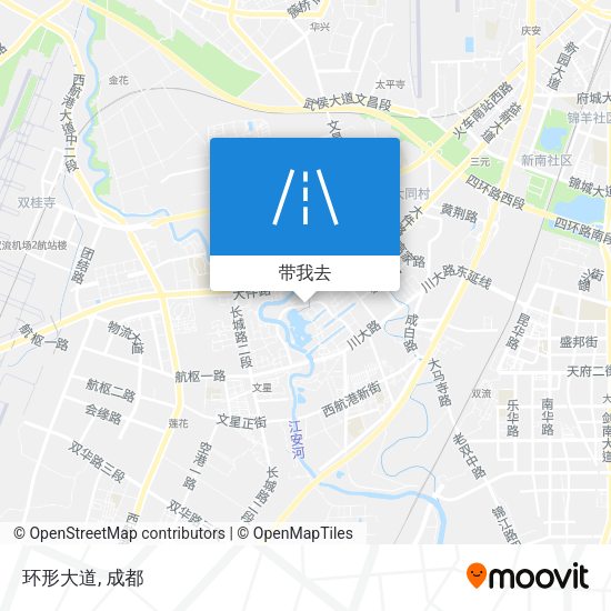 环形大道地图