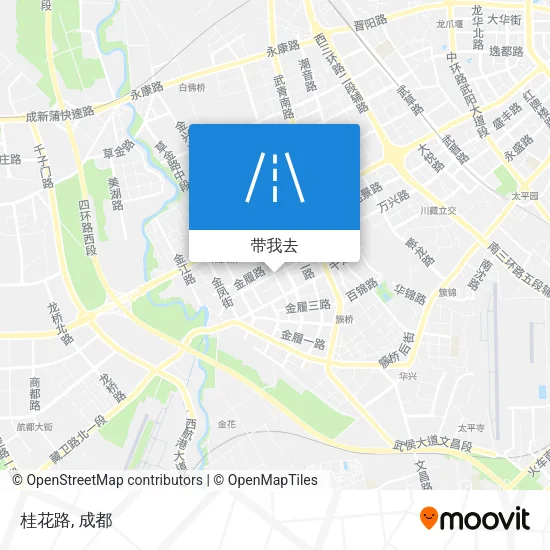 桂花路地图