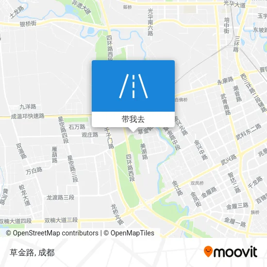 草金路地图